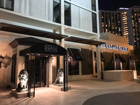 The Capital Grille exterior on Brickell Avenue in Miami